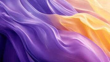 Dynamic Abstract Flow of Blue, Orange, and Gray Colors photo