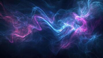 Abstract Liquid Metal Flow with Gold Highlights photo