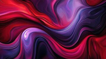 Abstract Dark Wave Design with Gold Accents photo