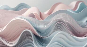 esta es un elegante resumen ondulado antecedentes ese vitrinas hermosa suave pastel colores foto