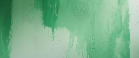Abstract Green Wall Texture with Subtle Brush Strokes for Background or Banner Design photo