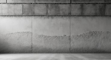 Rough Concrete Wall Texture with White and Gray Background photo