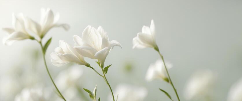 blanco flores en el parque , Copiar espacio concepto para fondo de pantalla o antecedentes foto