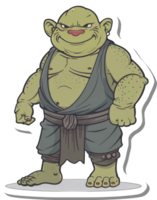 An image of a troll character with a red nose png
