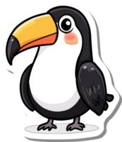 A Cartoon Toucan Bird With A Large Beak png