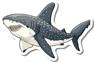 A Spotted Shark Swims Through the Ocean Depths png