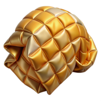 Abstract Gold Isometric Pattern png