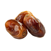 Isolated dates on a transparent background showcasing natural texture and color variations, dates isolated on transparent background png