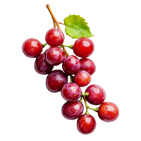 Burmese grape cluster arranged on a transparent background showcasing its vibrant color and natural shine, Burmese grape on transparent background background png