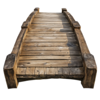 Various old timber bridges on a transparent background showcasing traditional construction methods and materials, Various types of old timber bridge transparent background png