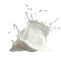 Elegant curve of milk splash with dynamic droplets creating a captivating effect against a soft gray background, Curve milk splash Stock Photo png