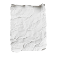 Crumpled transparent paper poster on a shadowed background, isolated for clear visibility and creative use, small paper poster background with shadow isolated png
