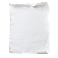 Blank transparent sheet of textured paper lying on a plain transparent background creating a minimalist look, blank transparent sheet of paper on transparent backgroundfile png