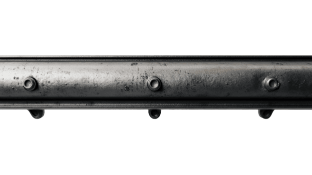 industrial metal cilindro con sujetadores y perchas png