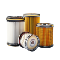 Automotive Engine Oil Filters Different Types Displayed png