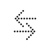 Arrows icon illustration. Arrow symbols Design. Arrows simple sign . Arrows collection. Isolated symbol silhouette set. Black directional icons, various arrows abstract on a white background. vector
