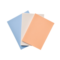 Colorful sheets of paper, ideal for creative projects or office use. png
