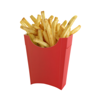 French Fries Isolated on Transparent Background png