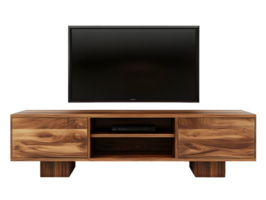 Modern Wooden Tv Stand With Sleek Design And Ample Storage png