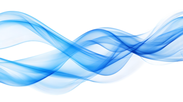 Abstract Flowing Blue Waves A Serene And Elegant Design Element png