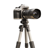 High-Performance Camera with Advanced Tripod png