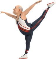 Stylish Male Acrobatics for Invitations, Crafts, and More. . png
