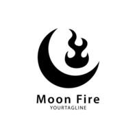 resent logo icons and fire elements. Simple design with unique shape for your business, nature vector
