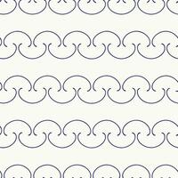 digital Curvy Waves Seamless repetitive Pattern. vector