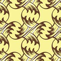abstract Curvy Waves Seamless repetitive Pattern. vector