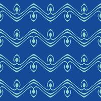 Geometric Curvy Waves Pattern. vector