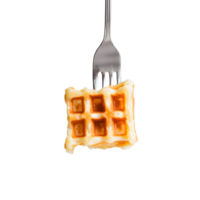 Sweet Waffle and Fork Combination for Projects png