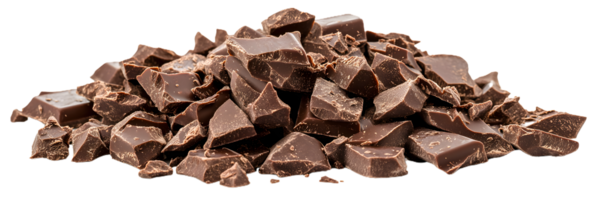 Irregular Chocolate Chunks for Visual Projects png