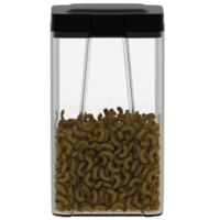 3D render of a pasta storage container with transparent background png