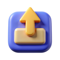 an app icon with an arrow pointing up png