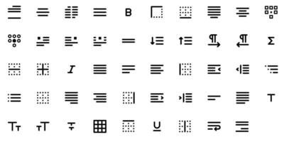 Sorting icons set collection . vector