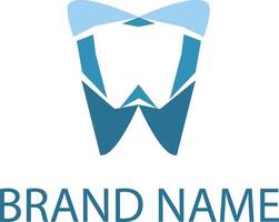 Tooth within tooth logo design vector