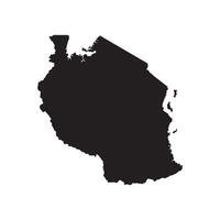 Tanzania Map Icon Element Design vector