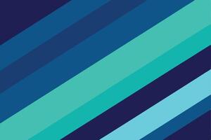 Abstract Diagonal Stripes Background Teal Blue Design Pattern. vector