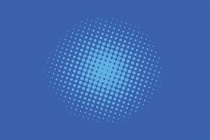 Abstract Blue Circle Dotted Halftone Pattern Design Background. vector