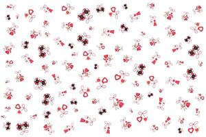 pattern, design, special background of Baba Marta theme on white background vector