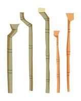 elements of downpipes, street pipes, downspout set, house downspout illustrations vector