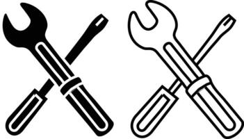 Troubleshoot icon art design vector