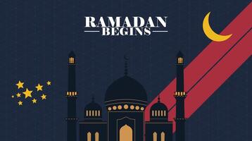 PrintRamadan Begins A Month of Reflection, Fasting, and Blessings vector