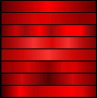 A set with red gradients. color palette for design, a collection of high-quality gradients. Metallic texture, shiny background. vector