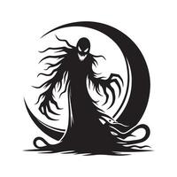 Halloween Silhouette Vectors for Artistic Projects