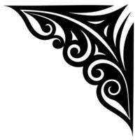 Minimalistic Intricate Corner Elements for Stylish Design Ideas vector