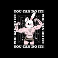 You Can Do It vector