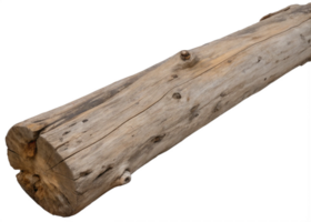 Natural Textured Wooden Log Displaying Unique Grain Patterns and Character in a Rustic Setting Perfect for Nature Lovers and Outdoor Decor Ideas png