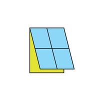 Illustration window unique design vector