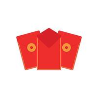 red packet chinese design template vector
